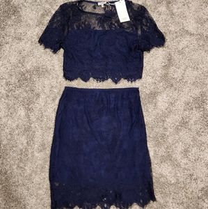 NWT 2 piece lace dress